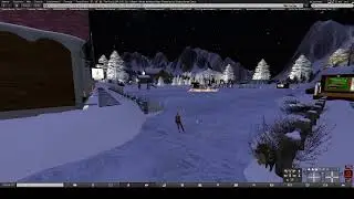 Second life- Секонд лайф, прогулка по зимней локации