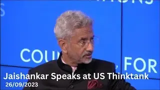 Breaking | India Canada | Jaishankar Speaks to CFR | Takes on Trudeau | #jaishankar