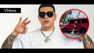 Ryan Castro sufrió accidente en su lujosa camioneta