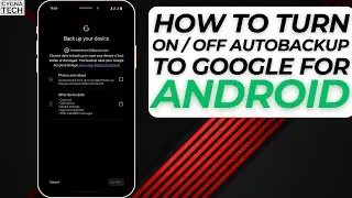 How To Turn On/Off Auto Backup To Google In All Android In 10 Seconds | Stop Photo/Video Auto Backup