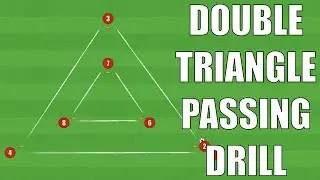 Double Triangle Passing Drill | Football/Soccer