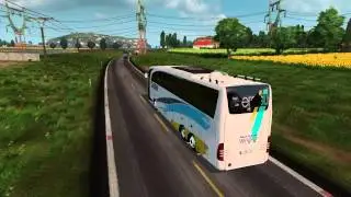 Euro Truck Simulator 2 Bus trip to Alexandroupoli with Turkish MB Travego 17 SHD