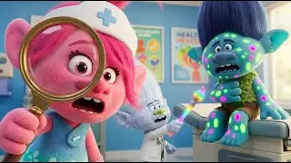 Why Is Branch Glowing?! ✨ Neon Spot Surprise at Poppy’s Place | TROLLS 3D ANIMATION