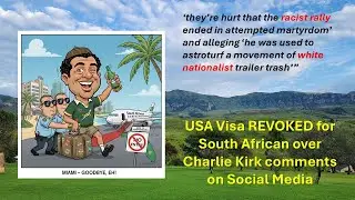 Vile social media comments about Charlie Kirk cost a South African their USA visa