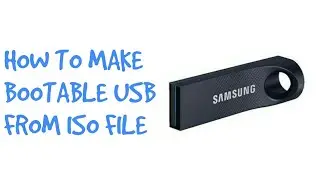How to make bootable USB from ISO file?