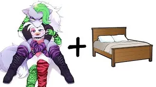 Roxanne Wolf x Glamrock Chica Bed = Five Nights at Freddy's animation