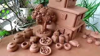 Best Miniature Terracotta and Mini Clay Home DIY | Clay Craft and Art