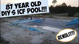87 Year Old DIY's ICF Pools!!!