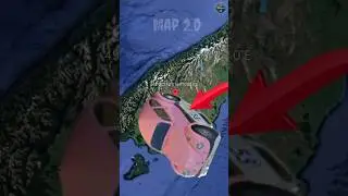 OMG 😱! giant joint car found on google map and google earth #1k #shorts