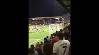 Frederic guilbert wondergoal vs Crewe Alexandra ( crewe 1-6 Aston Villa)