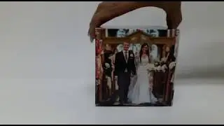 Cubo fotográfico personalizado para 6 fotos