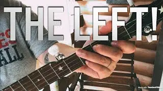 The LEFT hand! Easy clawhammer banjo lessons