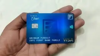 IDFC FIRST Bank Classic Credit Card Unboxing Without Income Proof