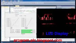 Audio Waveform Peak  to LED Display with PLC and Visual Basic
