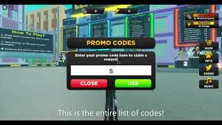 All Roblox Strongman Simulator codes