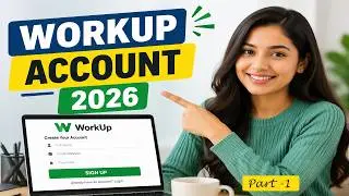 টাকা ইনকাম করার সহজ উপায় | Workup job account create & setup | New Micro jobs BD site 2024 | Part-1