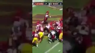 TD Washington interception against Cincinnati 