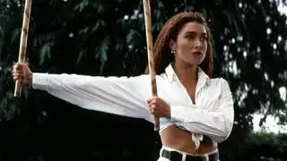 Karate Woman Fights Martial Arts Master