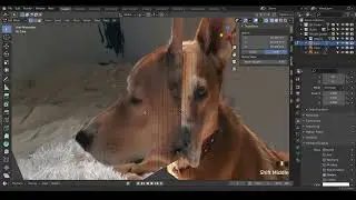 Blocking the Dog Head | FREE Blender for 3D Printing Course