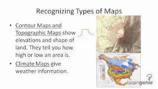 Reading a Map - Recognizing Types of Maps