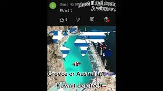Most liked comment deletes a winner country. Kuwait deleted!🇰🇼