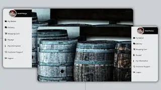 How to create a draggable side menu using HTML and CSS.