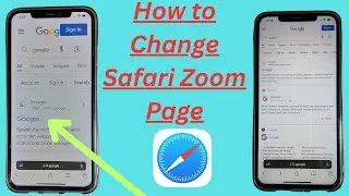 How to Set the Safari Page Zoom to Larger : Smaller Size on all Websites