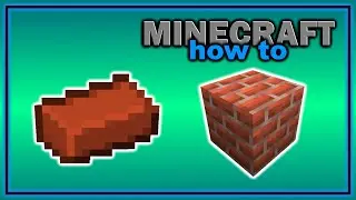 How to Craft, Make and Use Bricks and Brick Blocks in Minecraft! | Easy Minecraft Tutorial
