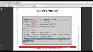 Oracle Database 12c/19c: PL/SQL - 25. Previewing procedures