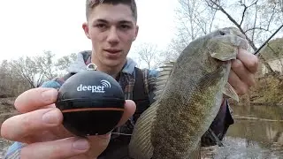 Catching River Smallmouth Bass w/ Deeper
