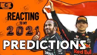 REACTING to my 2021 F1 PREDICTIONS!