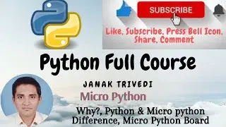 Micro Python  || Python Programming Theory