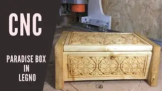 CNC router 3D model - scatola in legno