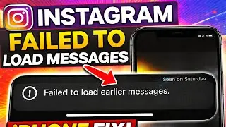 Instagram Failed To Load Earlier Messages iPhone Fix | Instagram Old Chat Not Showing Problem Today