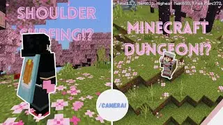 Shoulder surfing is now possible in Minecraft Bedrock?