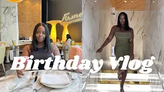 a chill 25th birthday vlog | food at fumo & tattu birmingham