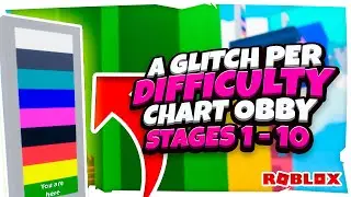 A Glitch Per Difficulty Chart Obby Stages 1-10! (AGPDCO) (Mobile)