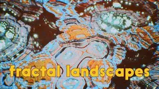 3D Fractal Landscapes | Unreal Engine 5 Procedural Art | Modular Synth Music [4K, 60fps]