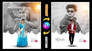 Trending Black Splash Effect Dual Photo Editing in PicsArt Telugu | Tech Advice Telugu