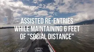 Sea Kayak Assisted Re-Entries while 