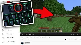 this Minecraft video was recorded using screenshots (F2)...