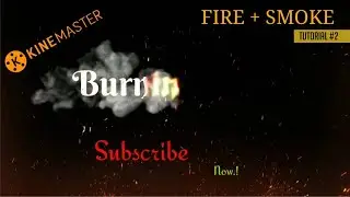How To Make Smoke text Animation  | Kinemaster Editing