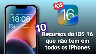 10 Recursos do iOS 16 que NÃO funcionam em todos os iPhones 😢 .. VEJA QUAIS!