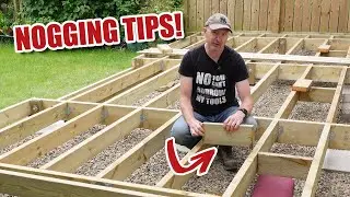 Timber nogging and blocking tips