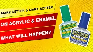 I TRIED MARK SETTER & MARK SOFTER ON ACRYLIC & ENAMEL - GUNPLA EXPERIMENT