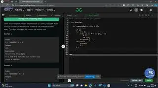 Remove K Digits Geeks for Geeks python solution problem of the day