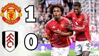 MAN UNITED VS FULHAM ( 1 0 ) | HIGHLIGHTS | ZIRKZEE LATE WINNER GOAL | PREMIER LEAGUE