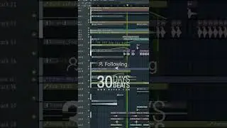Day 28 of 30 of sharing simple yet effective beats! 🎹🎵🎼 #30days30beats #electronicmusic #flstudio