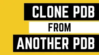 Clone PDB from another PDB