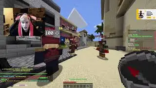 Shadowkek играет в майнкрафт в режим Cops And Crips на хайпикселе